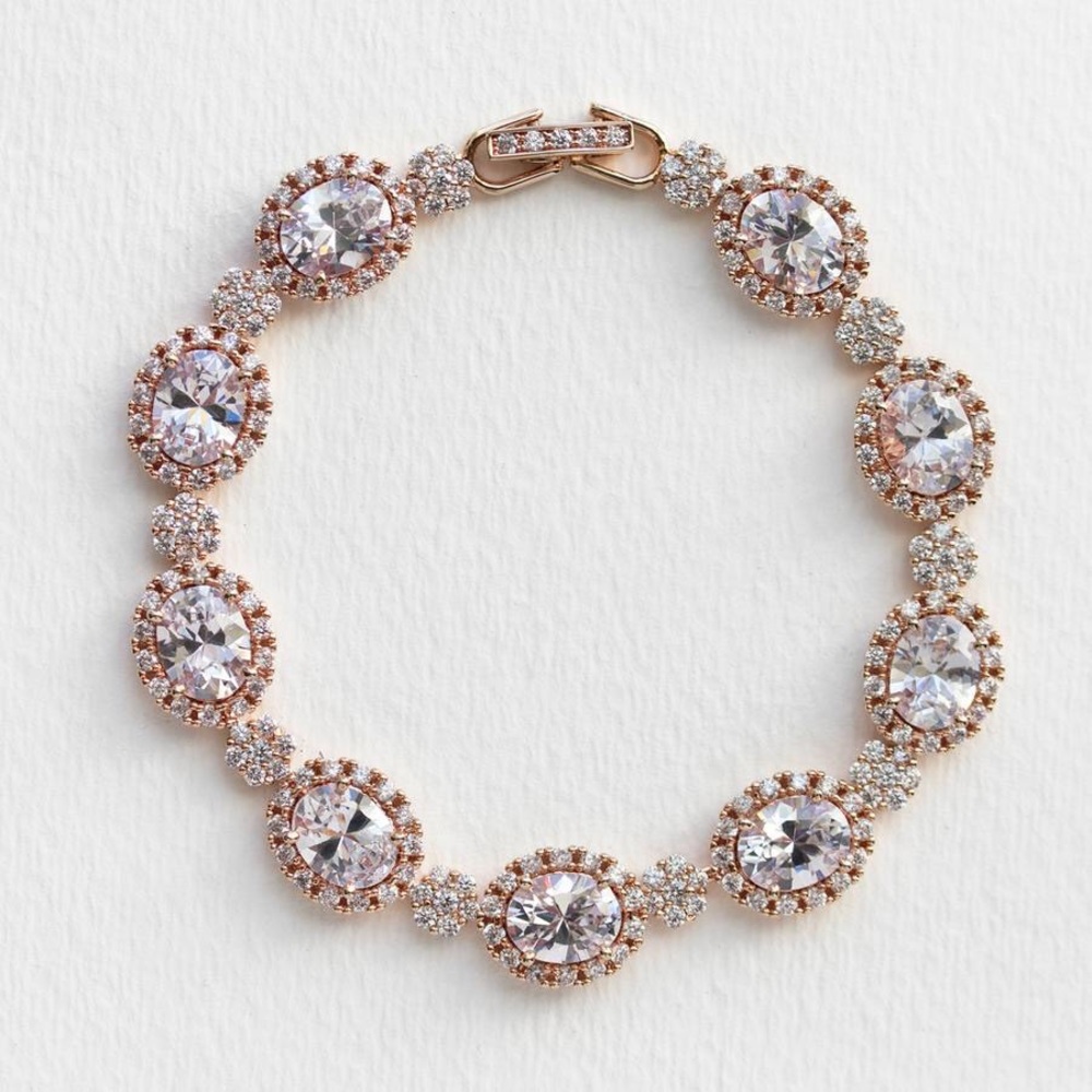 Amy O bridal rose gold bracelet